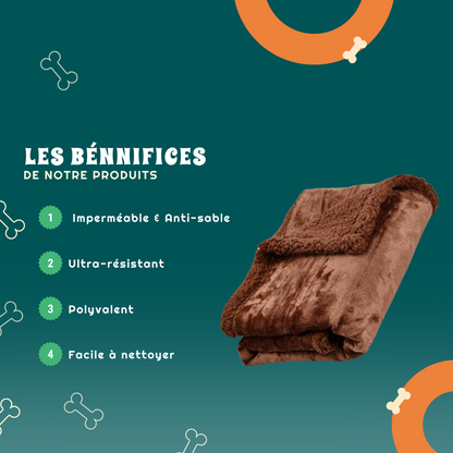 Couverture de lit imperméable pour animaux